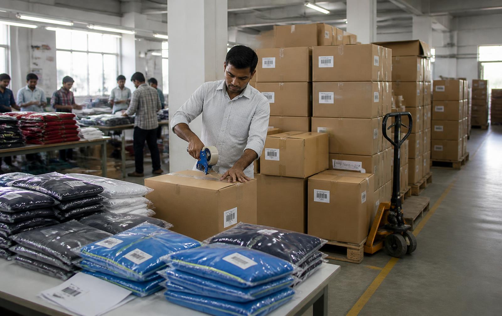 Packing & Export department at Forest Sports, Sialkot
